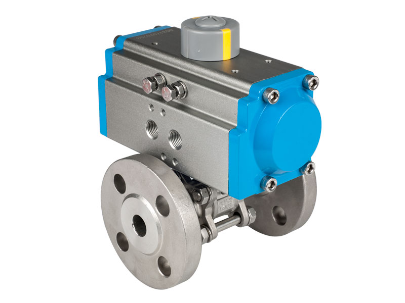 Кран шаровой с пневмоприводом V964-502